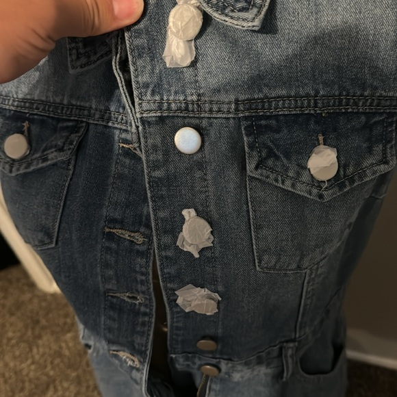 Joie denim sleeveless size medium dress NWT - Picture 3 of 5